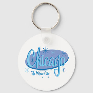 NEW-Chicago-Retro Key Ring