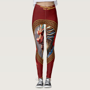 New chinese dragon year leggings