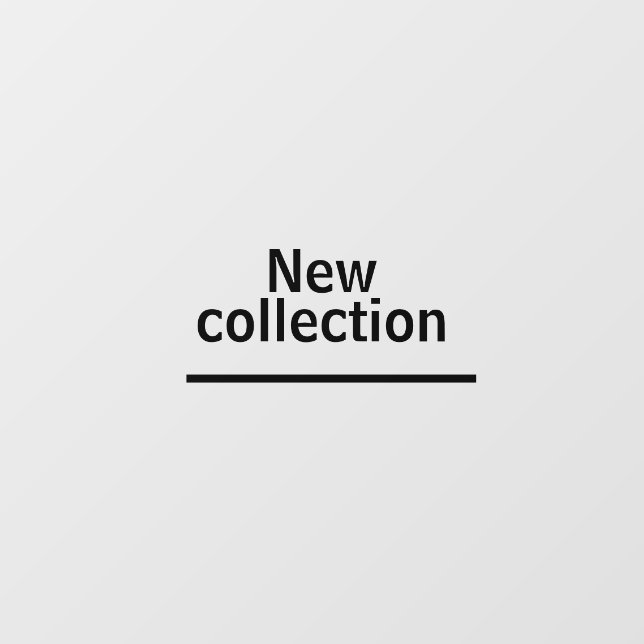 New collection adhésives fashion stores window cling (Sheet)