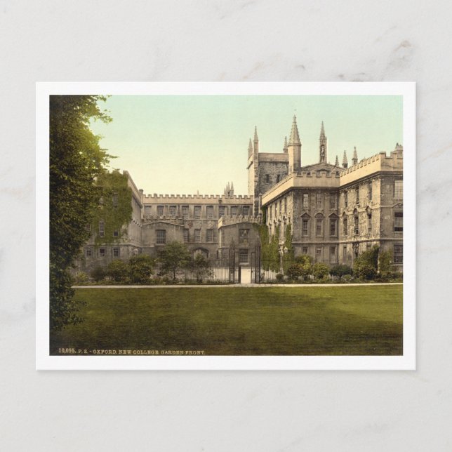 New College, Oxford, England Postcard (Front)