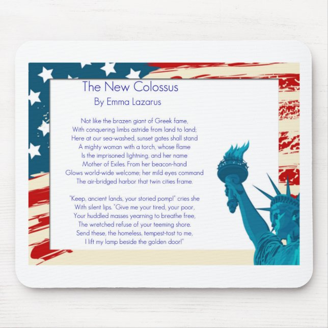 New Colossus Mouse Mat (Front)