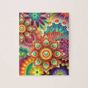 New Colourful Abstract BackGround Jigsaw Puzzle
