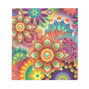 New Colourful Abstract BackGround Notepad