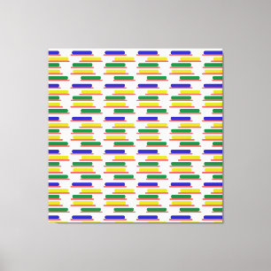 new colourful square and rectangle  canvas print
