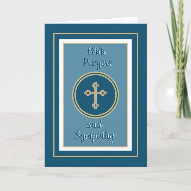 New! Comforting Christian Sympathy card (Front)