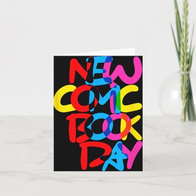 New Comic Book Day (overlap)  Card (Front)