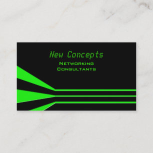 New Concepts, Networking Consultants Business Card