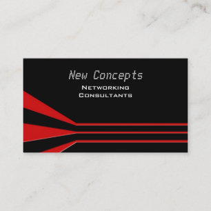 New Concepts, Networking Consultants Business Card