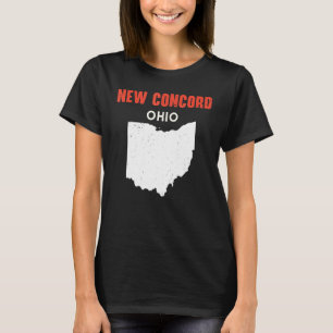 New Concord Ohio USA State America Travel Ohioan T-Shirt