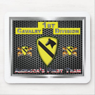 New Cool Redesigned 1st Cavalry Division Mouse Mat