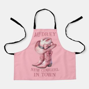 New Cowgirl In Town Apron