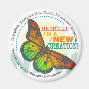 New Creation Butterfly Magnet