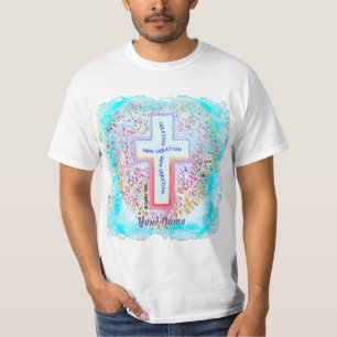 New Creation Christian Cross  T-Shirt