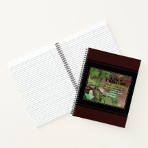New Creature Bible Verse KJV Journal -Spiral Bound