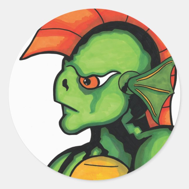 New Creature from the Black Lagoon Classic Round Sticker (Front)
