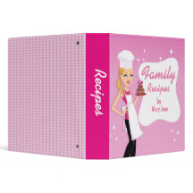 New Custom Unique Hot Pink Recipe Album
