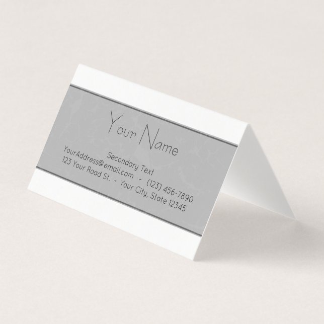 New Customisable Items Business Card (Front)