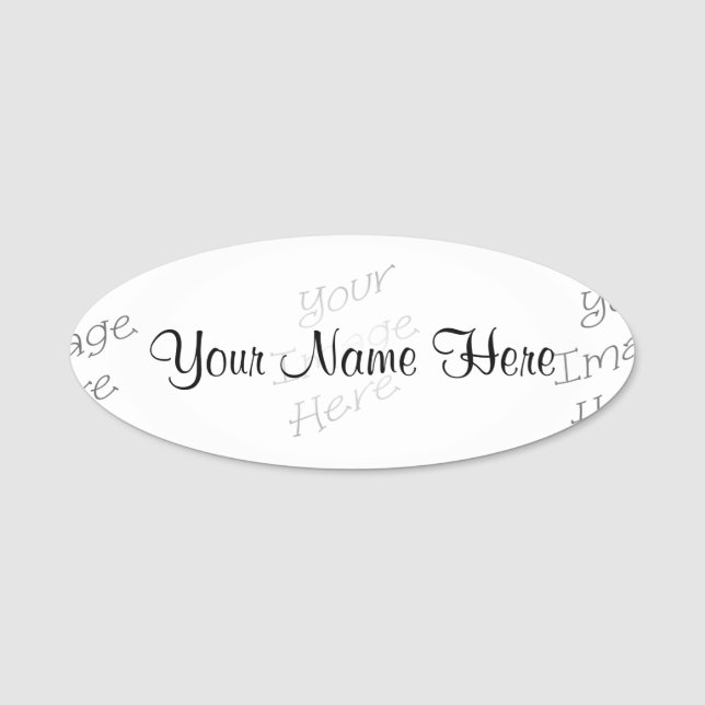 New Customisable Items Name Tag (Front)