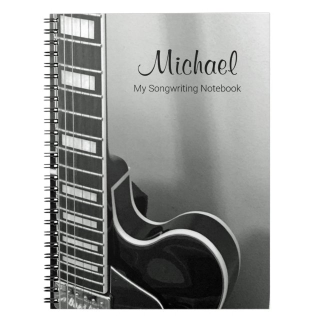 New Customisable My Songwriting Notebook (Front)