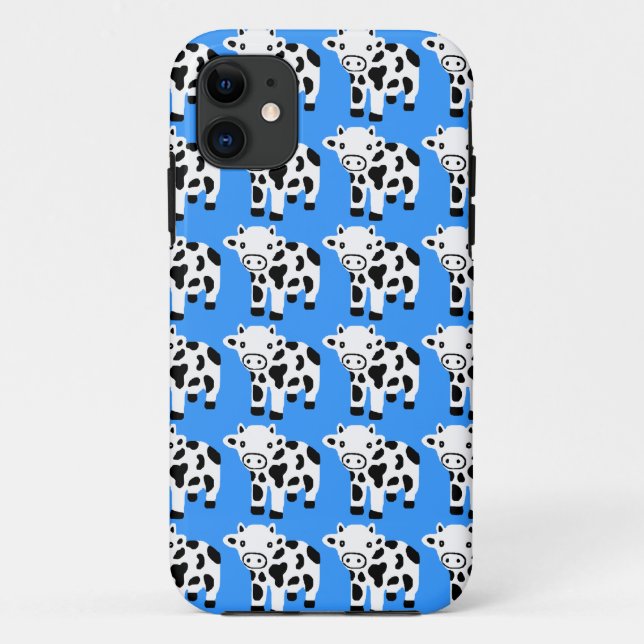 New Cute Blue Cow iPhone 5 Case Gift (Back)