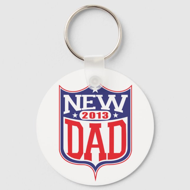 New Dad 2013 Key Ring (Front)