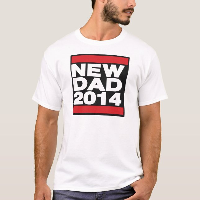New Dad 2014 Red T-Shirt (Front)