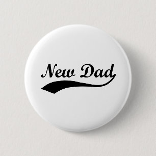 New Dad 6 Cm Round Badge