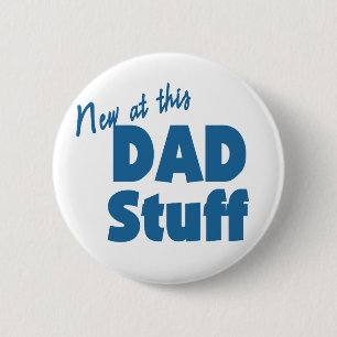 New Dad 6 Cm Round Badge