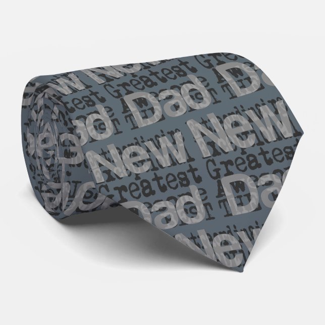 New Dad Extraordinaire Tie (Rolled)