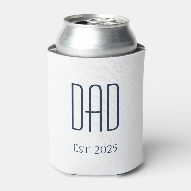 New Dad Father's Day Simple Can Cooler (Can Front)
