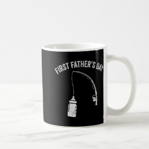 New Dad Fisherman, First Fathers Day Fishing Dad Coffee Mug