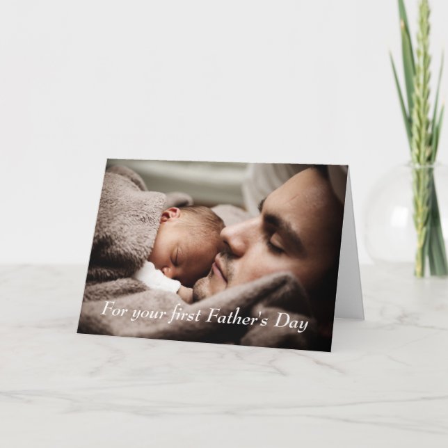 New Dad Happy Father's Day Card (Front)