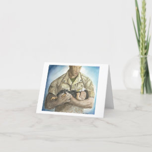 New Dad Holiday Card