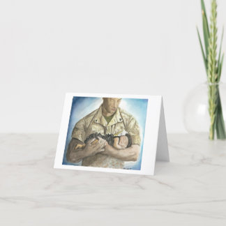 New Dad Holiday Card