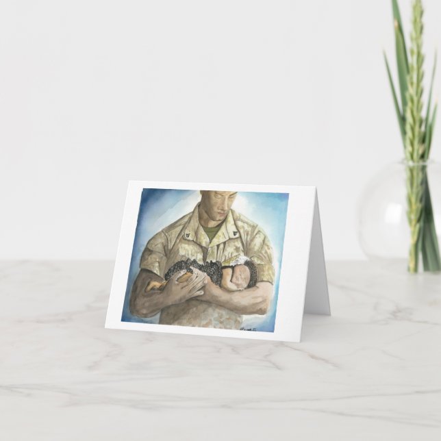 New Dad Holiday Card (Front)