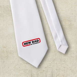 New Dad in Training Tie