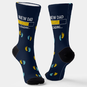 New Dad Loading...   Funny Cute Baby Footprint Socks