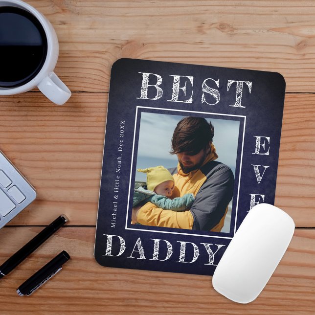 New dad photo personalised First Fathers Day Mouse Mat (Creator Uploaded)