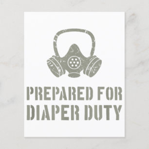 New Dad Prepared For Diaper Duty Funny