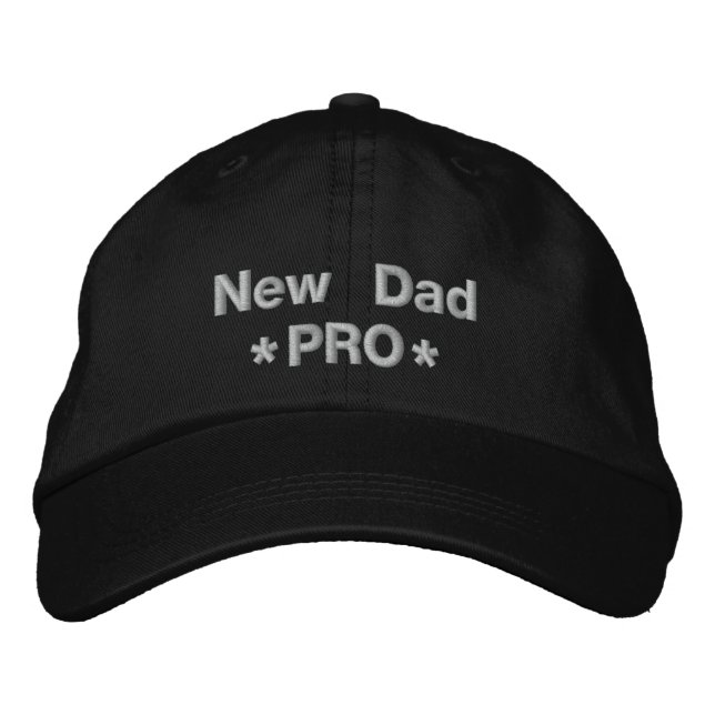 New Dad Pro Embroidered Hat (Front)