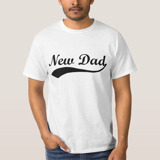 New Dad Sporty Swash T-Shirt (Front)