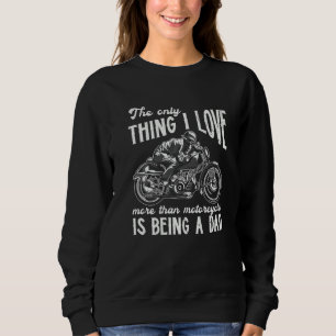 New Dad To Be Motorcycles Biker Rider Dad Proud Fa Sweatshirt