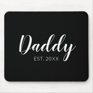 New Daddy Established 2022 Mouse Mat