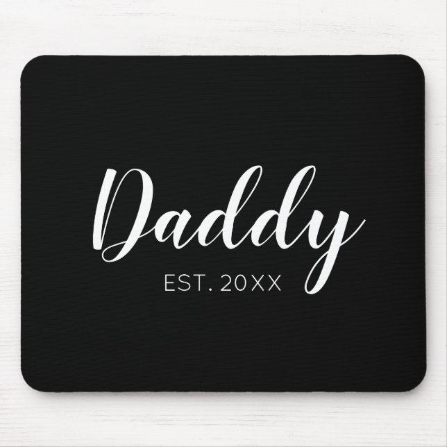 New Daddy Established 2024 Mouse Mat (Front)