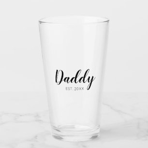 New Daddy Established typography Glass