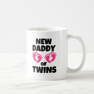 New Daddy of Twins Daughters Girls funny Coffee Mug