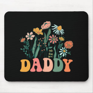 New Daddy Wildflower First Birthday &amp; Baby Sho Mouse Mat