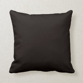 New Dark Brown Solid Couch Pillow Gift