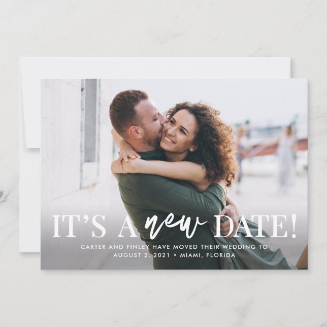 New Date Editable Colour Change The Date Card (Front)