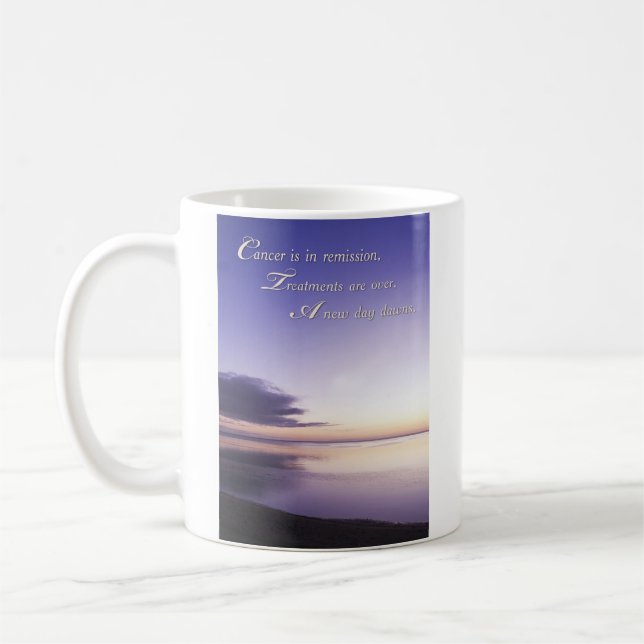 New Day Dawns Sunrise Inspirational Mug (Left)